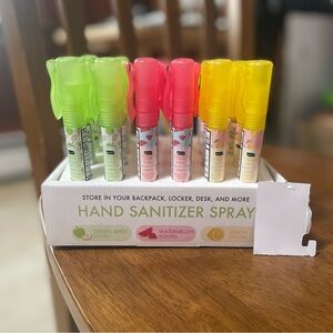 Hand Sanitizer Spray Set - Green, Pink, Yellow